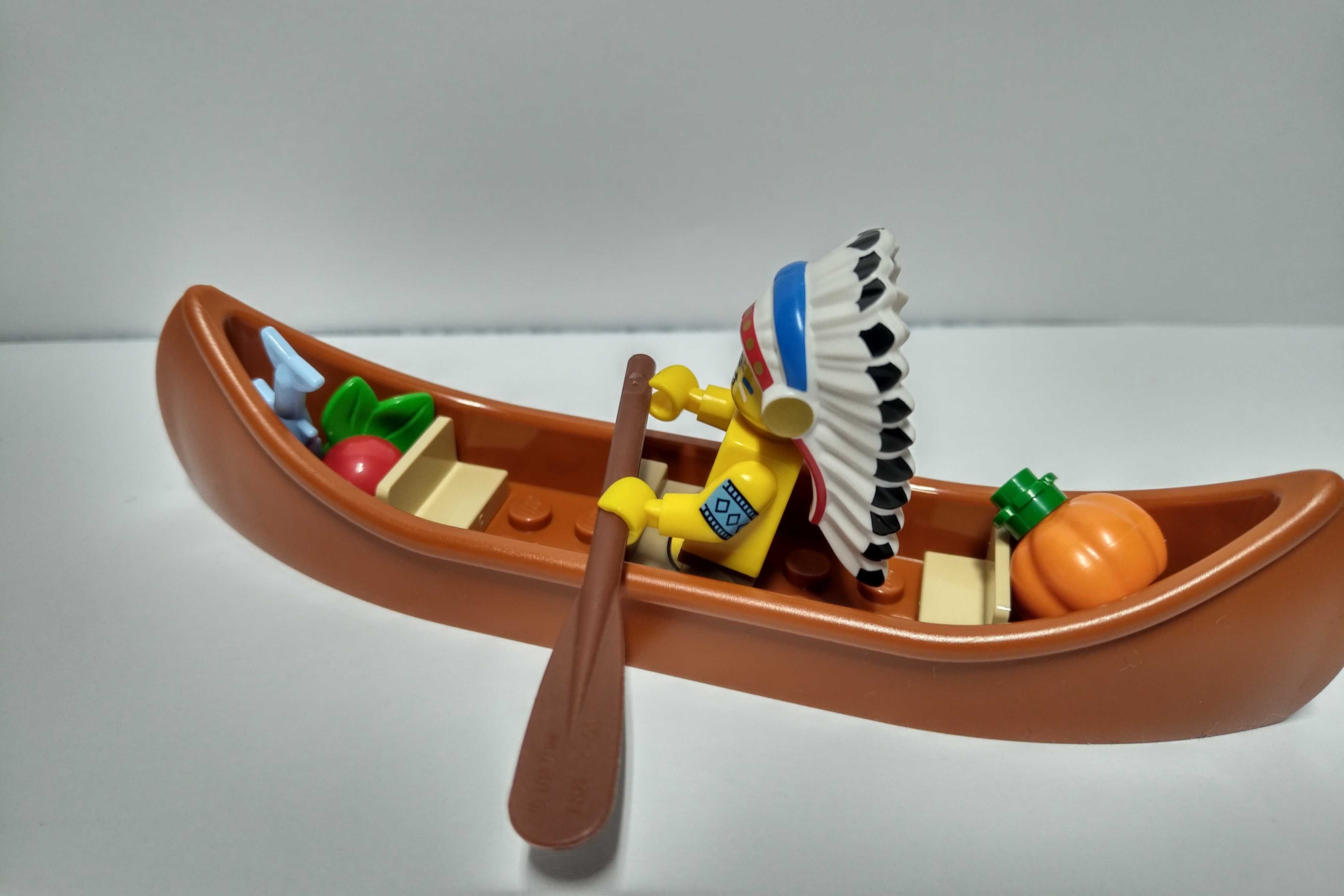 Lego western Indians Indianie Indianin w Canoe