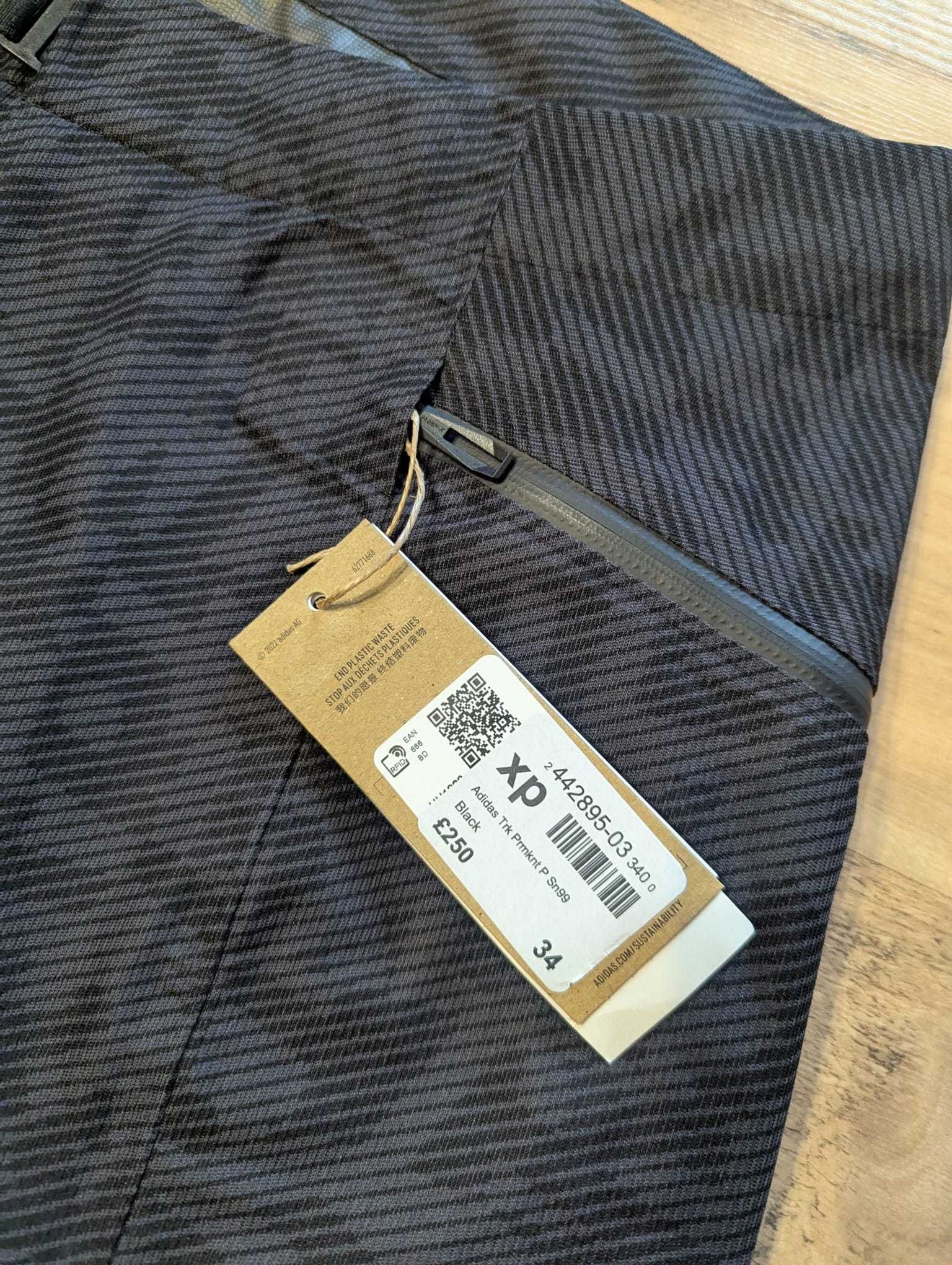 Spodnie męskie techniczne Adidas Terrex Techrock dry rain pants 34 XL