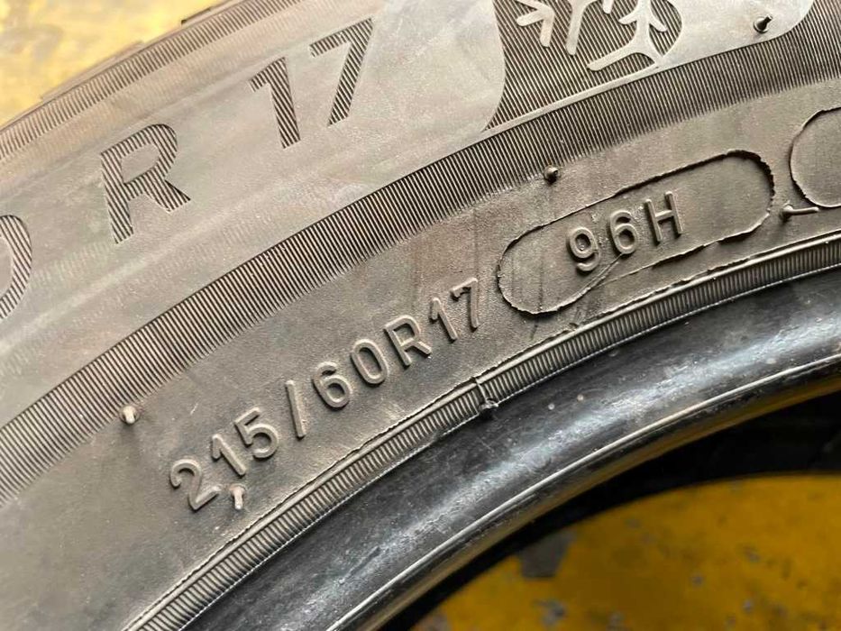 215/60 R17 Michelin Alpin 6, шини 2 шт, 6,3 мм