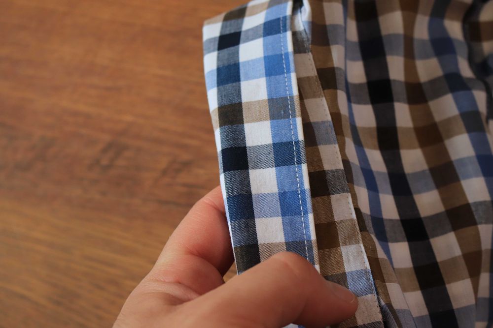 Koszula C&A r. S męska bawełniana w kratkę wielokolor. dł. rękaw