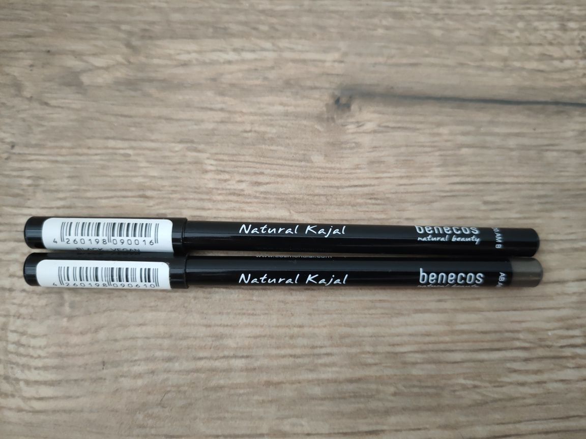 BENECOS Naturalna kredka do brwi CHŁODNY BRĄZ i kredki do oczu
