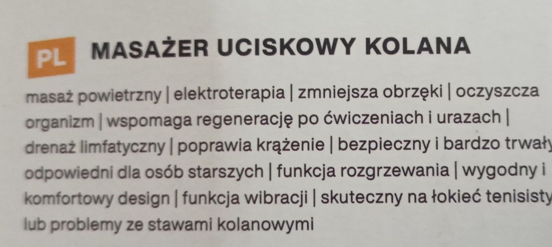 Masażer Uciskowy Kolana Mesivon Knee