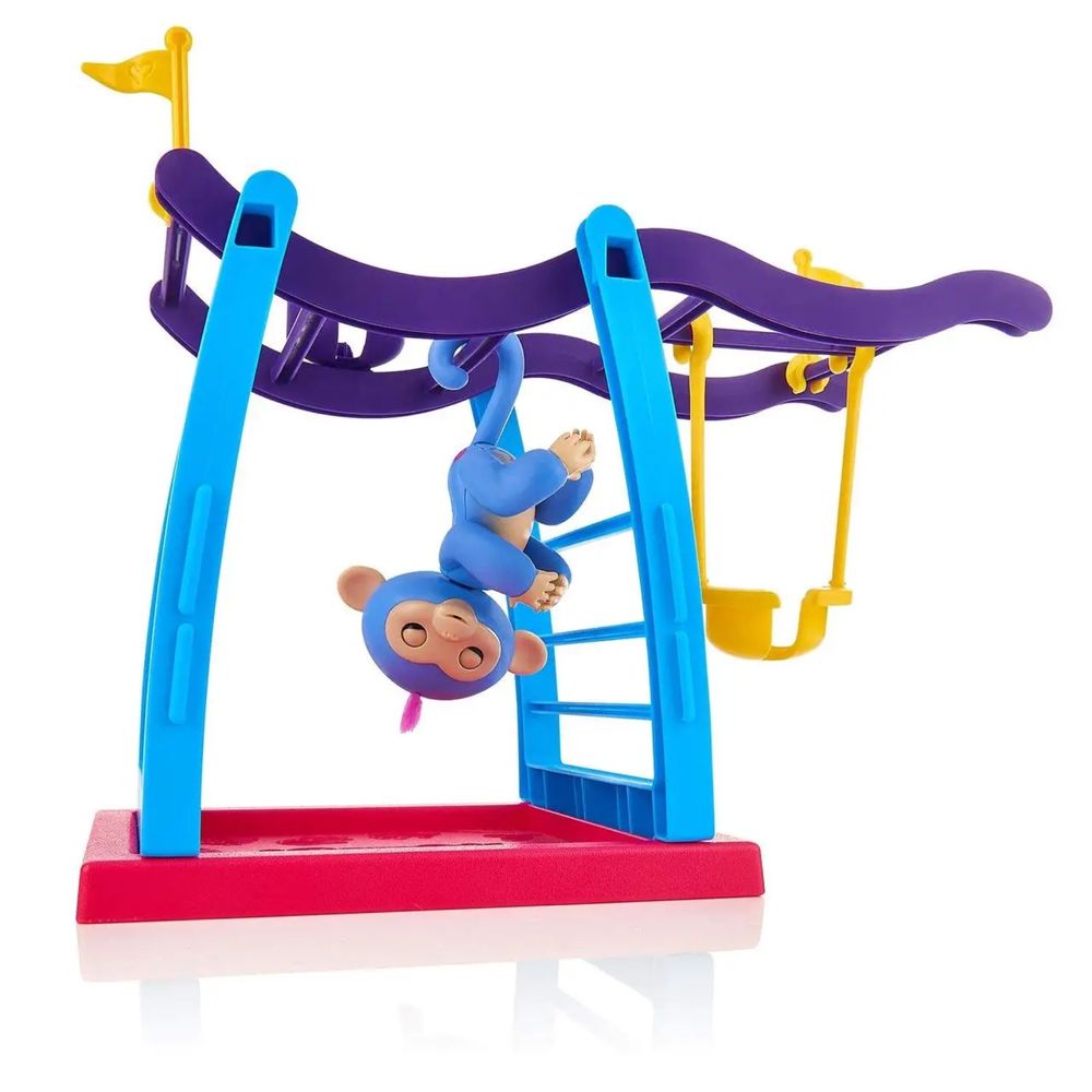 Интерактивная обезьянка с детской площадкой Fingerlings Monkey