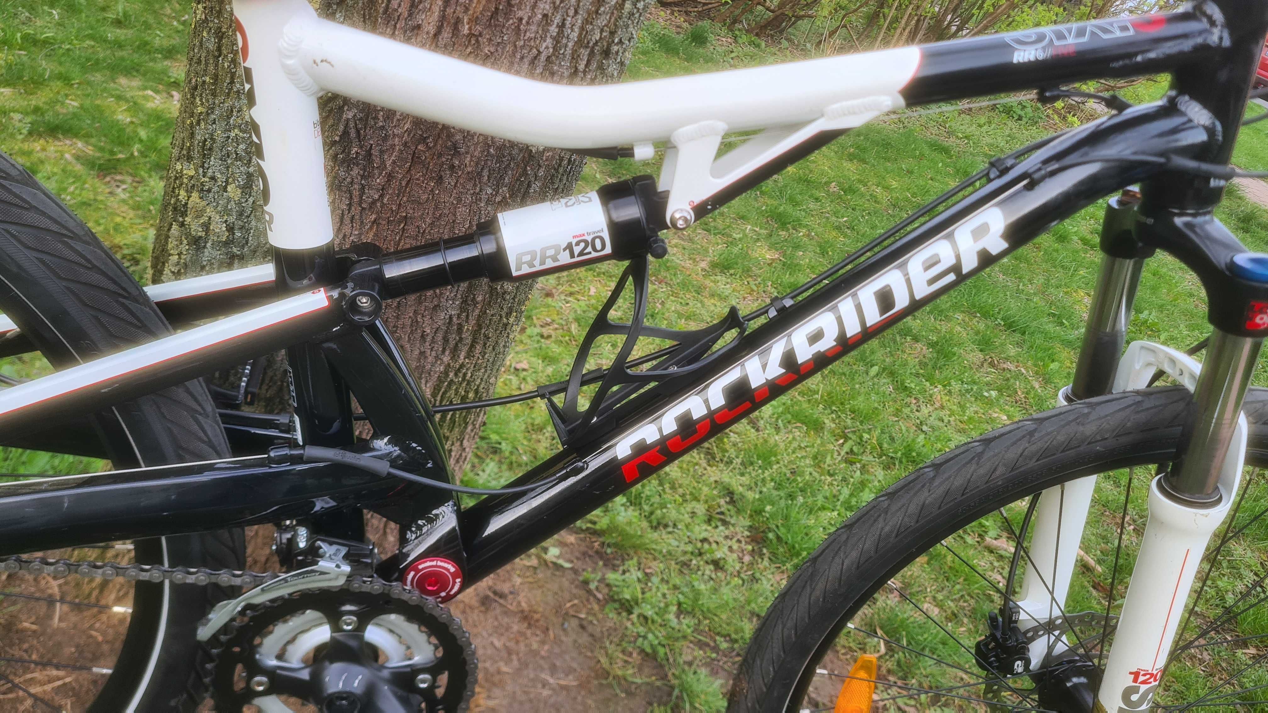 Rower Full suspension mtb enduro trail Rockrider 6.5