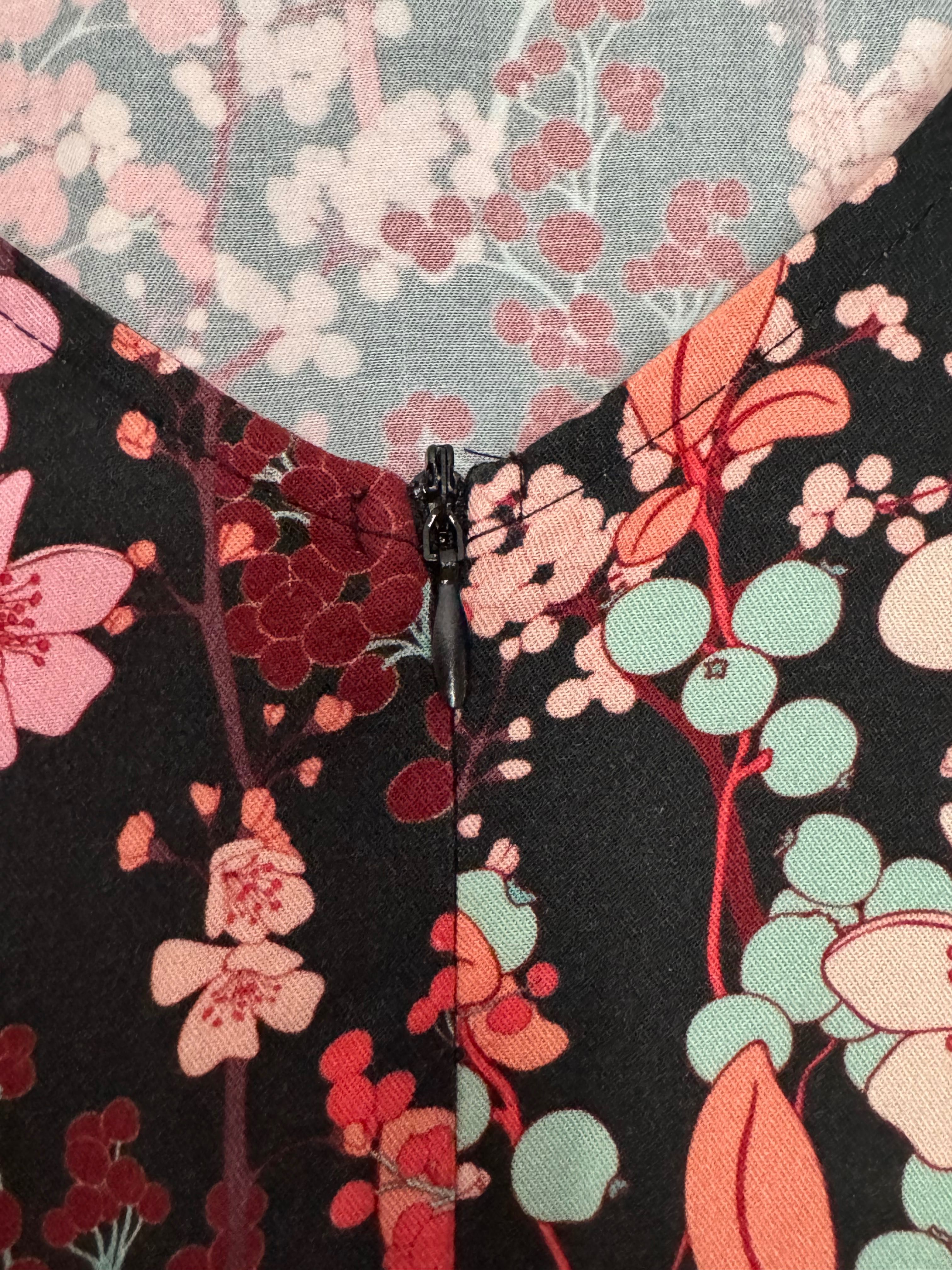 NAOKO Sukienka Maxi z pękniętym rękawem rozmiar S styl boho