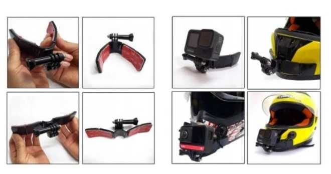 Uchwyt Mocowanie na szczękę KASK do Kasku GOPRO / DJI ACTION Taśma