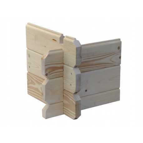 Drewniany domek ogrodowy 3,9x3 m 34mm SZYBY DOM561