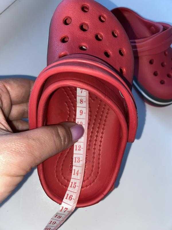 Крокси crocs iconic comfort оригінал, р-р с7 або 24, на ніжку до 15 см