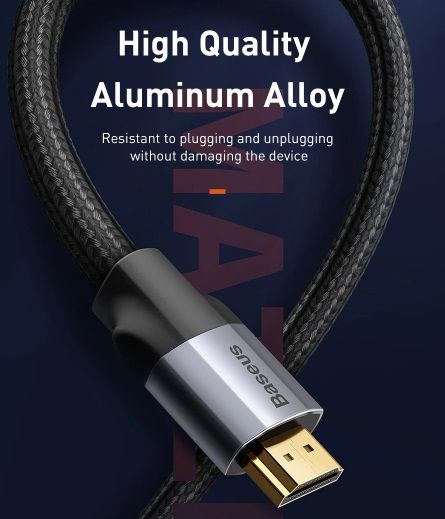 Cabo HDMI 2.0 Baseus, 4K 60HZ, 3 metros, Novo