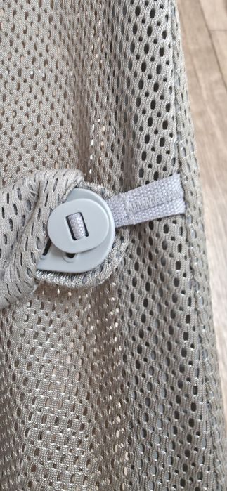 Leżaczek bujaczek babybjorn bliss mesh szary beż