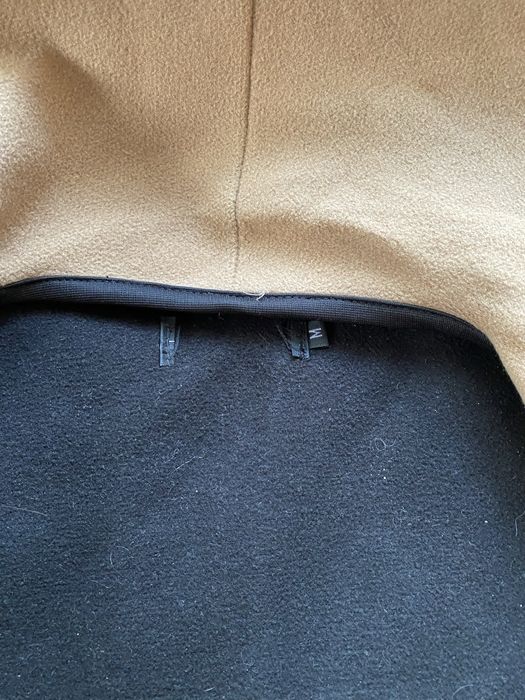 Narzuta palto ponczo kurtka damska marynarka M 38 czarny karmel