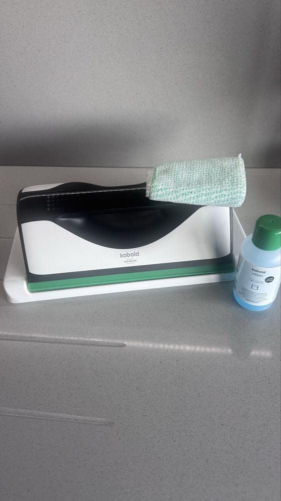 VG100 com duas microfibras e detergente