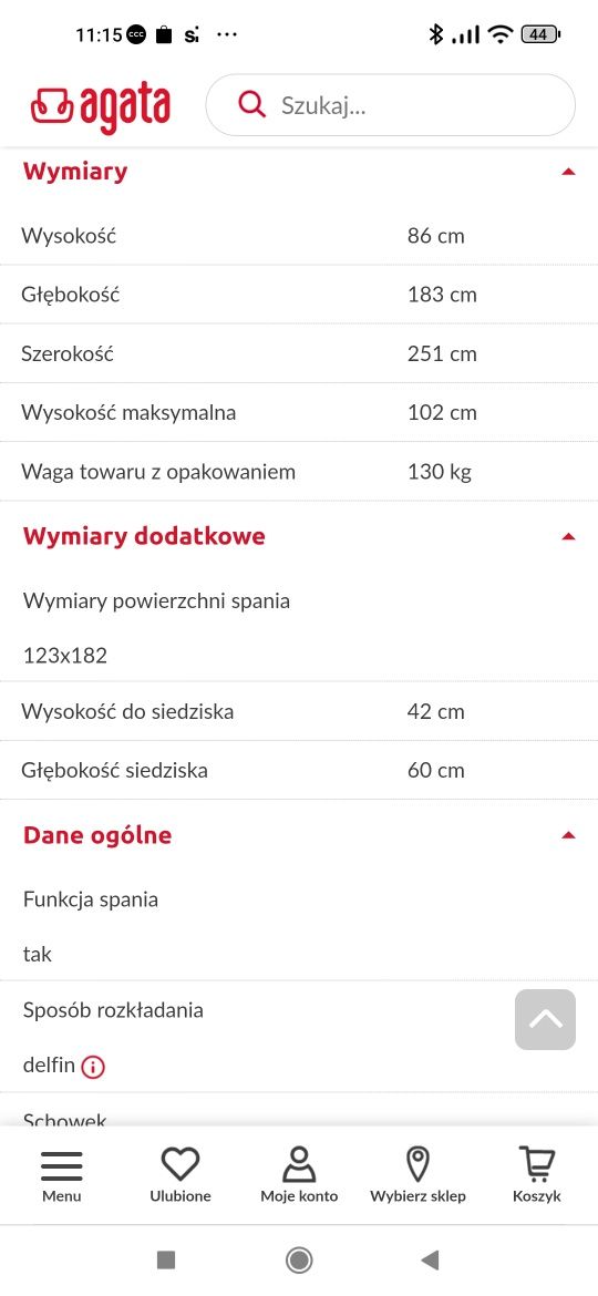 Narożnik Falco- Agata Meble