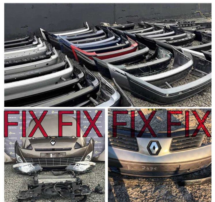 Капот бампер фара крило радіатор решітка Renault KOLEOS компл