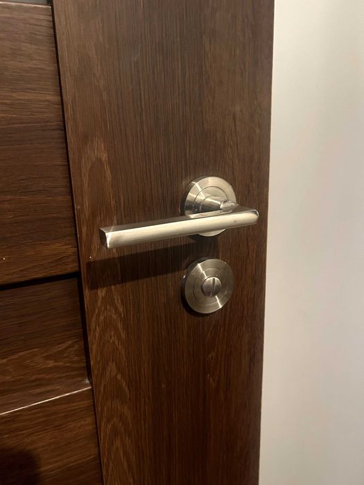 Komplet drzwi, 84 cm – średni/ciemny dąb