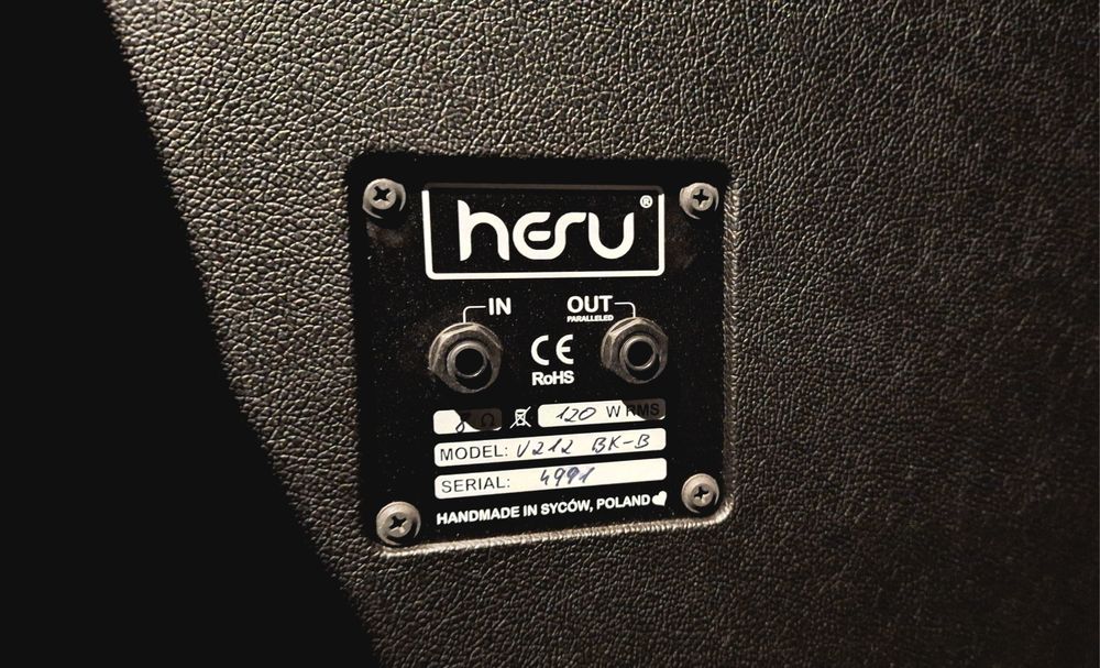OKAZJA Kolumna Gitarowa HESU V212 BK Vertical Głośniki Hesu Demon 8 Oh
