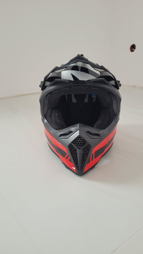 Kask IMX + rękawiczki