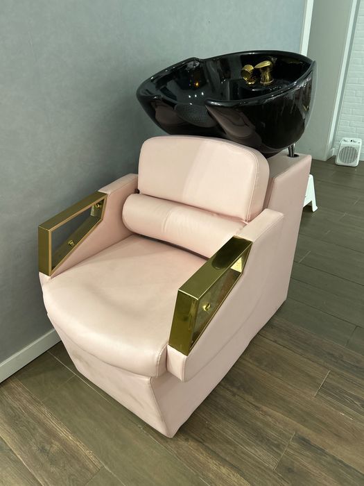 Cabeleireiro, rampa de cabelo, lavabo para cabelo, salão
