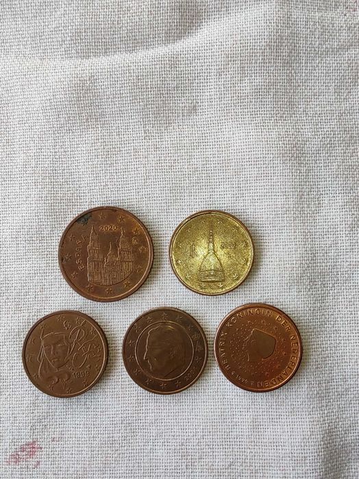 5 moedas valiosas e uma muito procurada