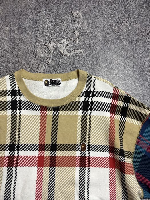 bape check crewneck legit бейп оригінал