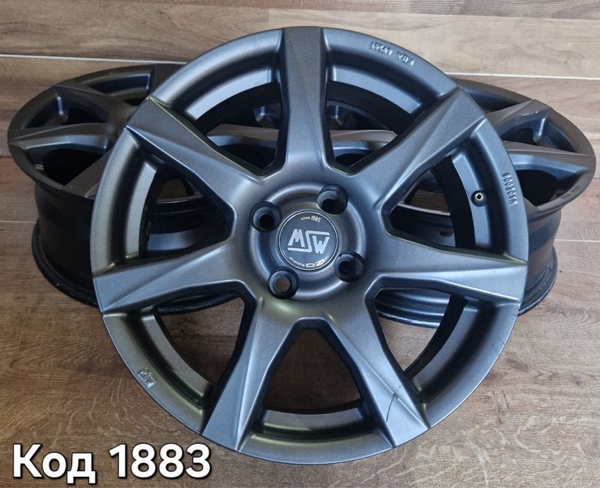 R16 4x100 диски MSW VW Honda Mazda Opel Nissan Renault Skoda