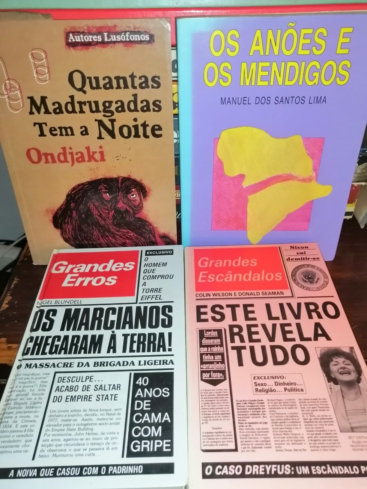 Vários livros vários preços