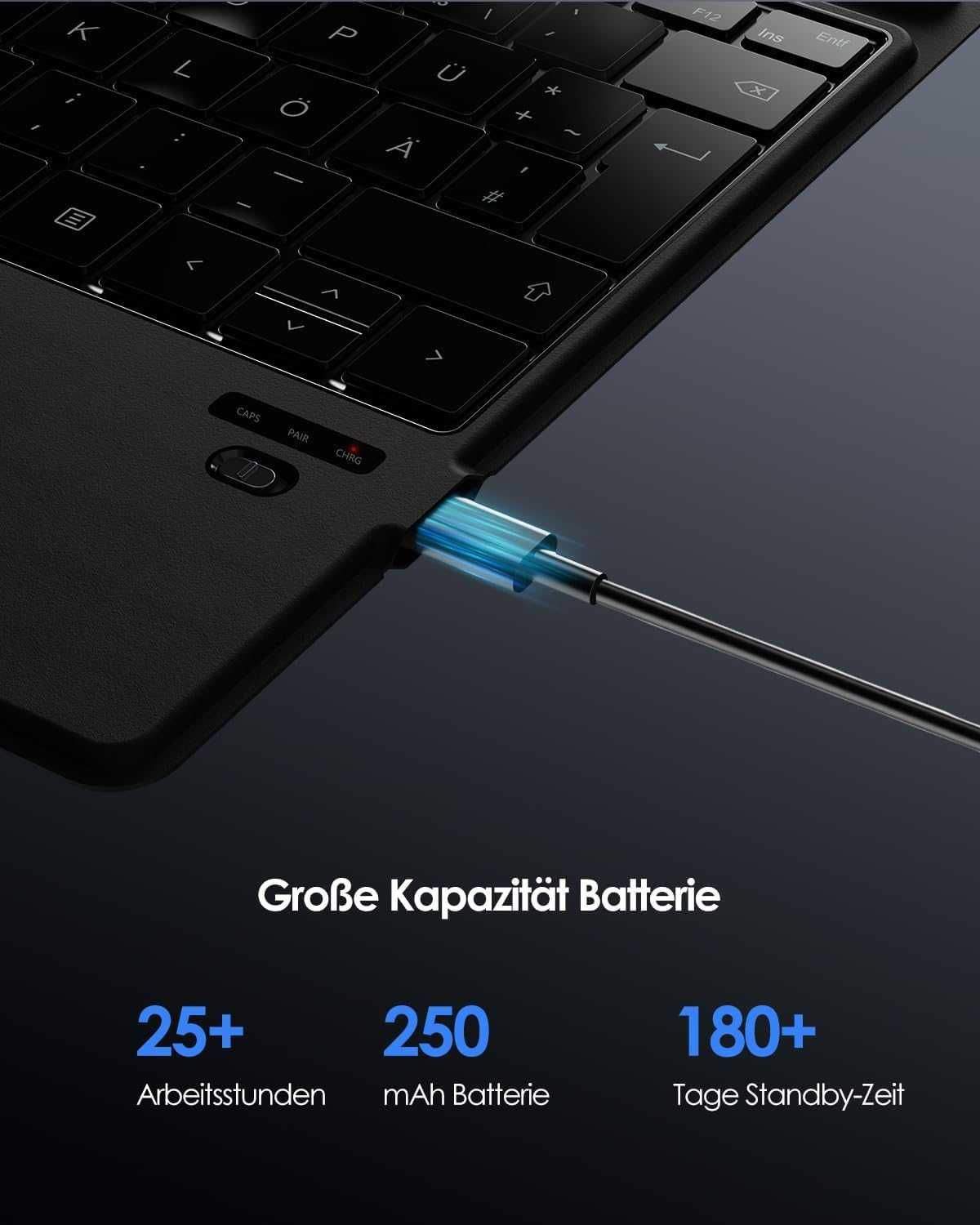 Klawiatura Bluetooth QWERTZ do Microsoft Surface Pro 8/9/X/11