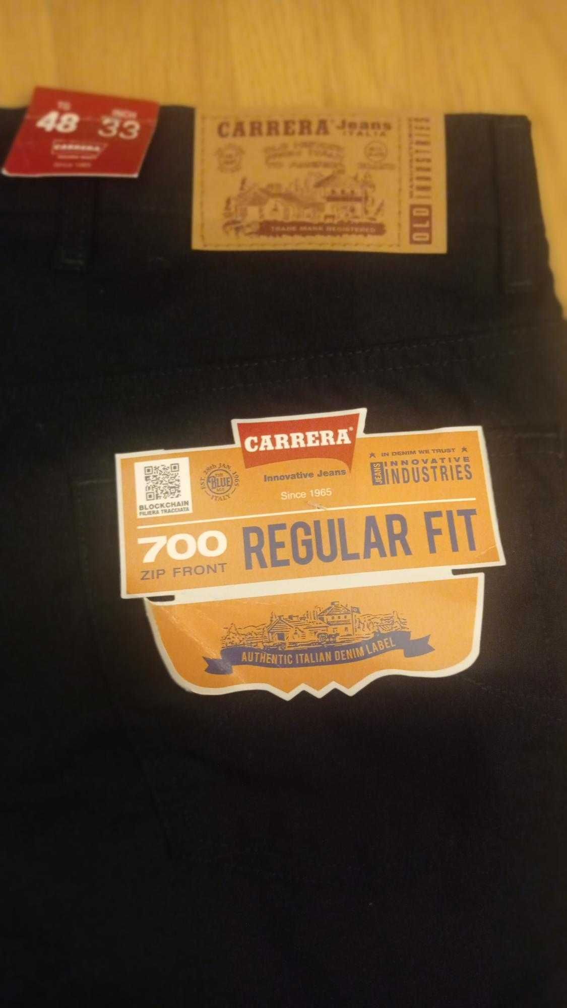 Jeans pretos Carrera, tamanho 42 Novos. Vendo por não me servir