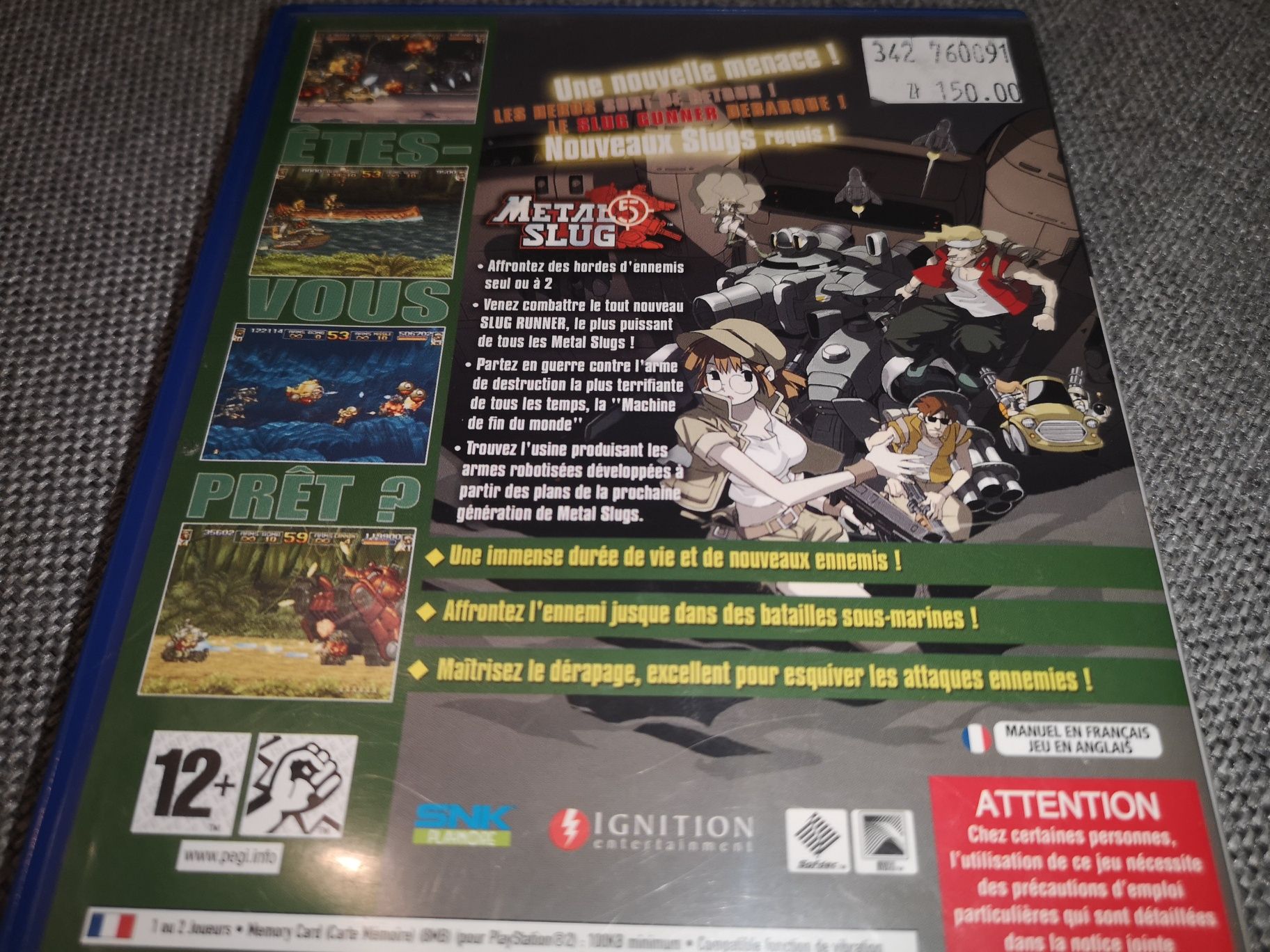 Metal Sług 5 PS2 gra ANG (stan bdb-) kioskzgrami