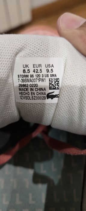 Tenis lacoste original feminino  também 42.5