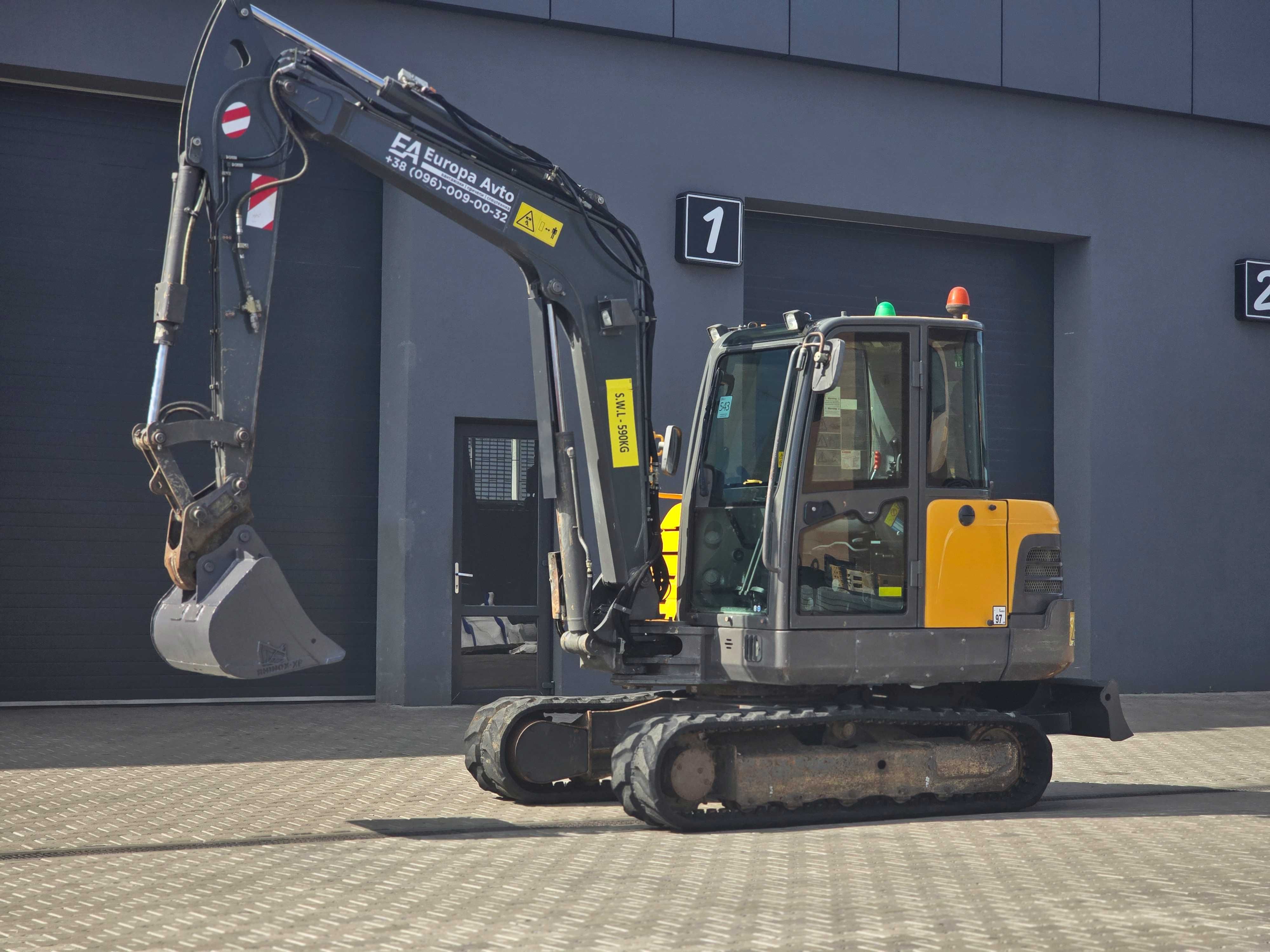 Volvo EC55C | 2016| Міні-екскаватор