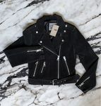 S 44 M 46 Levis косуха замшевая замшева чорна черная левайс женская