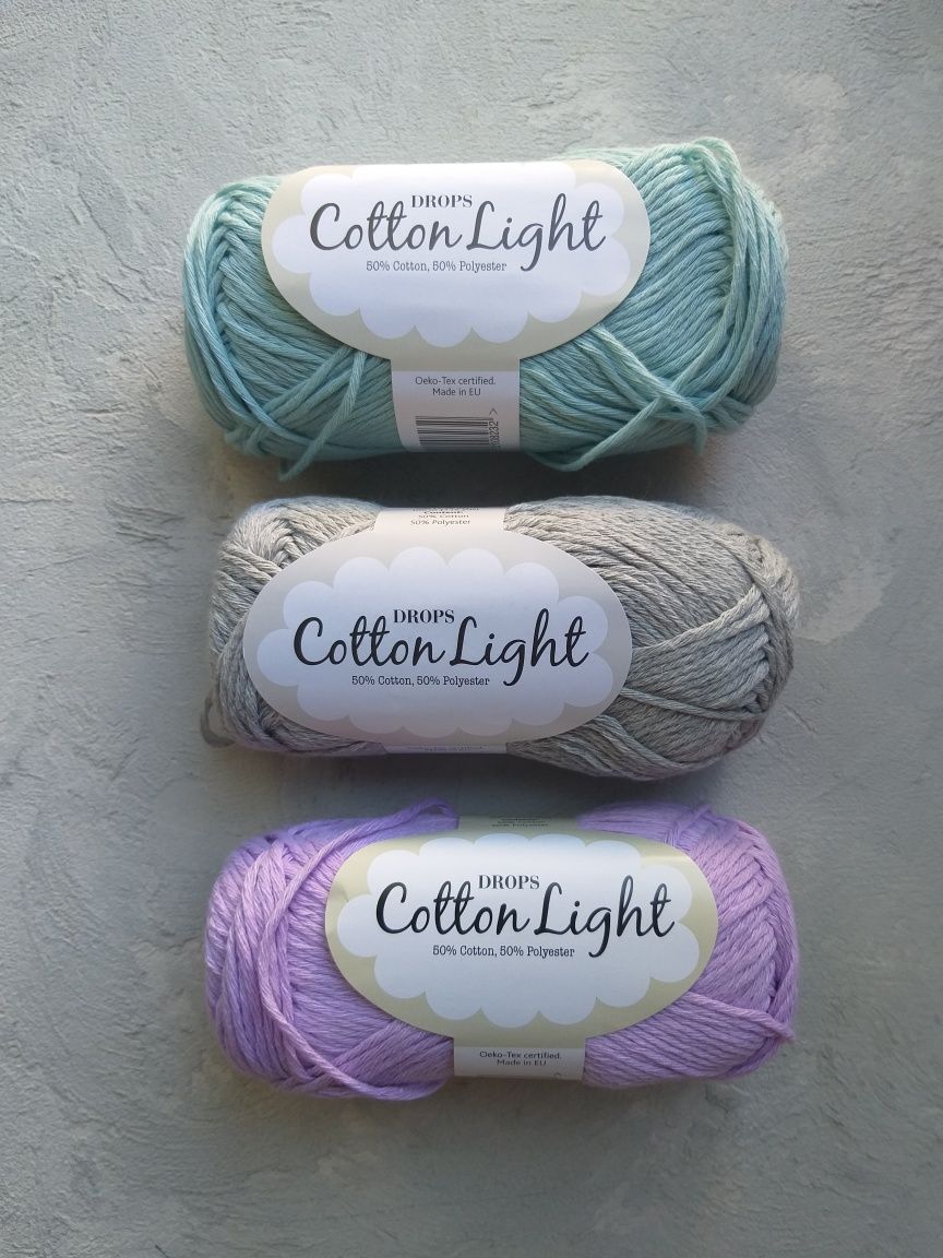 Пряжа для вязания Drops Cotton Light