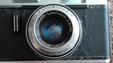 Máquina fotográfica Voigtländer Vitoret D Objetiva Lanthar 2.8/50