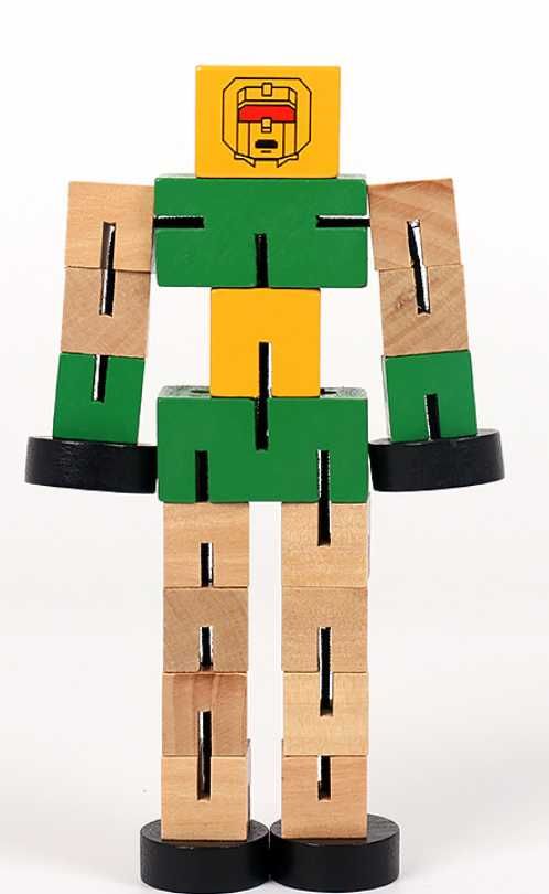 Robot konstrukcyjny drewniany