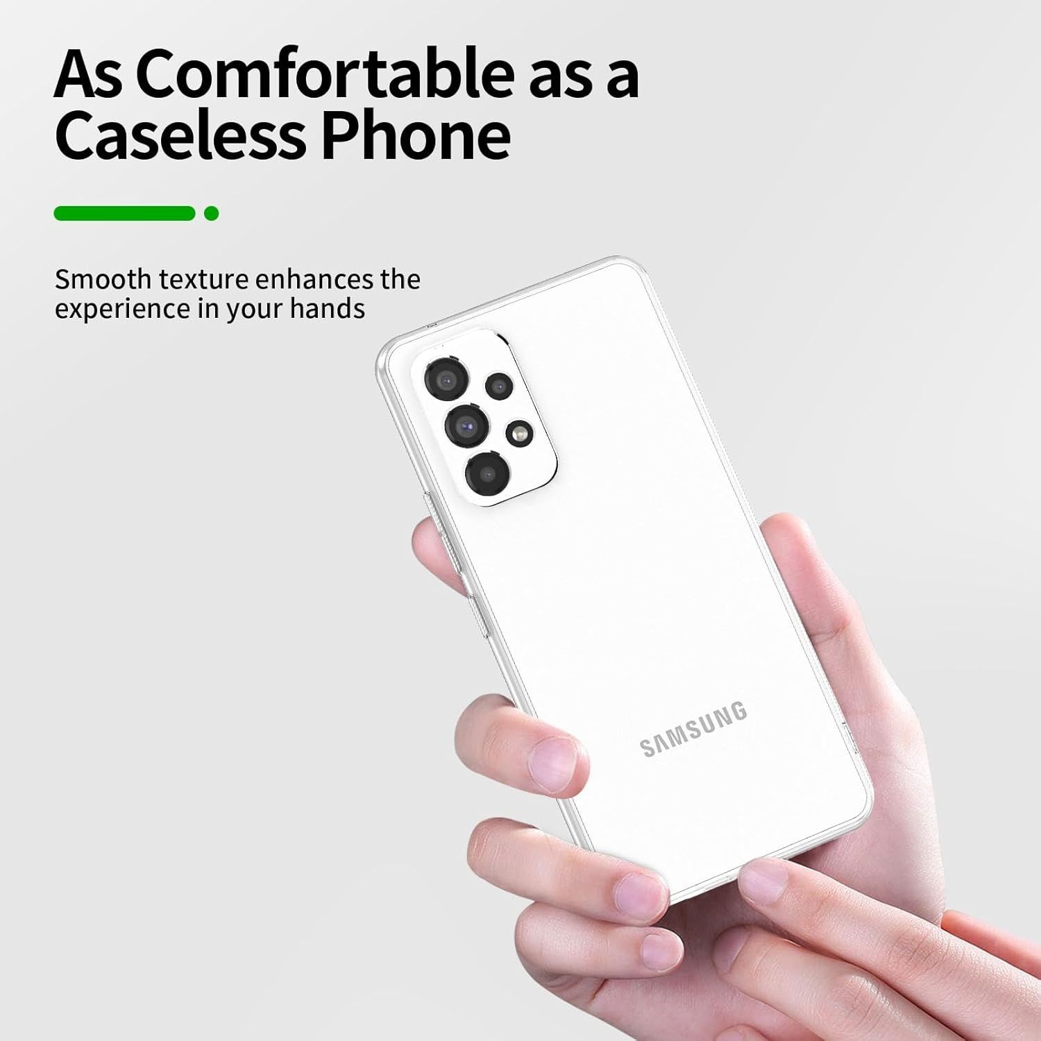 Plecki NEW'C do Samsung Galaxy A53 5G bezbarwny + 2x szkło hartowane 9