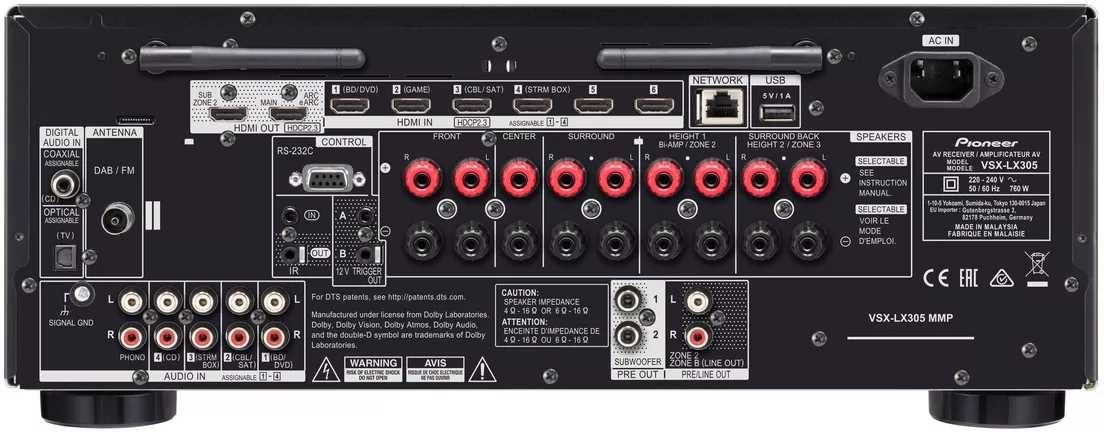 Amplituner Pioneer VSX-LX305 nowy!