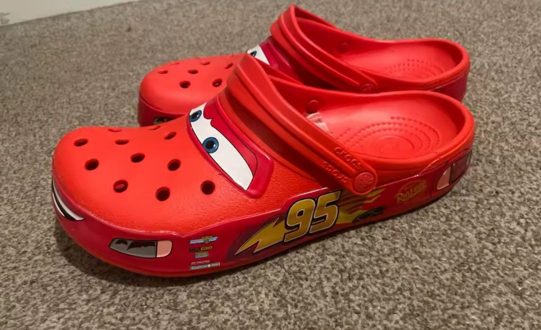 Тапочки CROCS Cars X Classic Clog Red