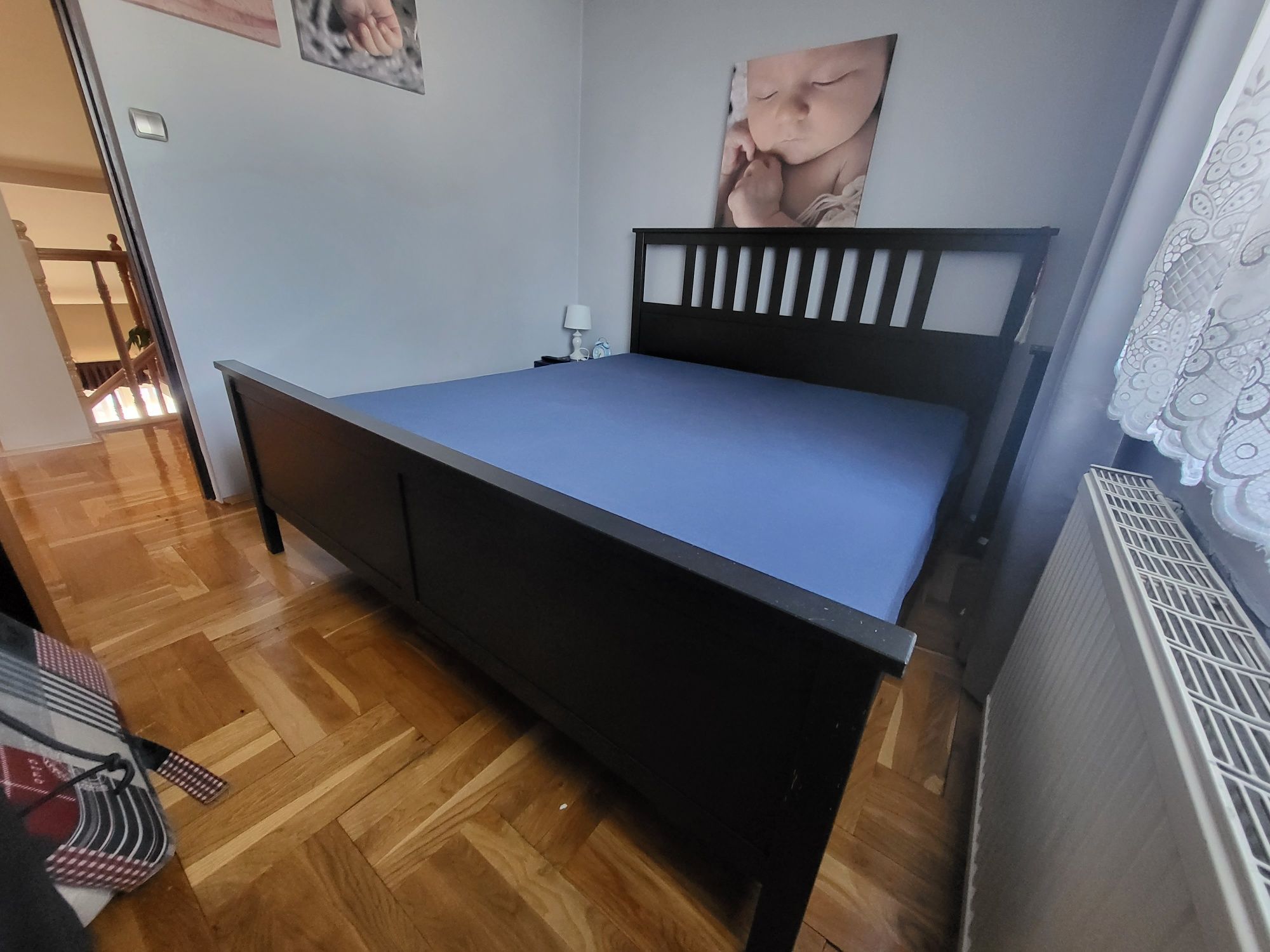 Łóżko Hemnes z materacem Vesteroy Ikea