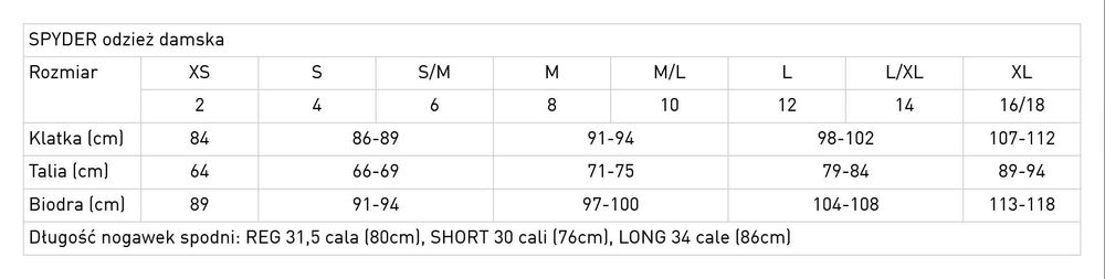 Spyder Winner GTX Spodnie narciarskie damskie r. M/L