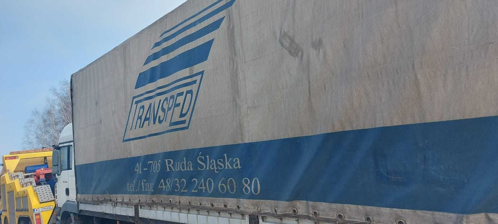 MAN MERCEDES DAF skrzynia ładunkowa alu paka plandeka dł. 8,10m.