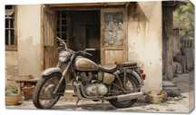 Obraz 100x60cm Motocyklowa Samotna Eskapada