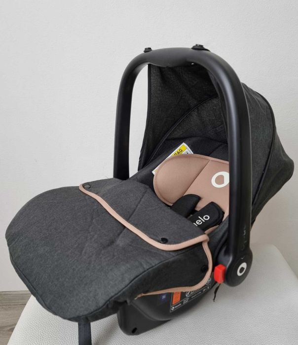 Fotelik Lionelo Noa Plus 0-13 kg Sand nosidełko + osłonka na nóżki