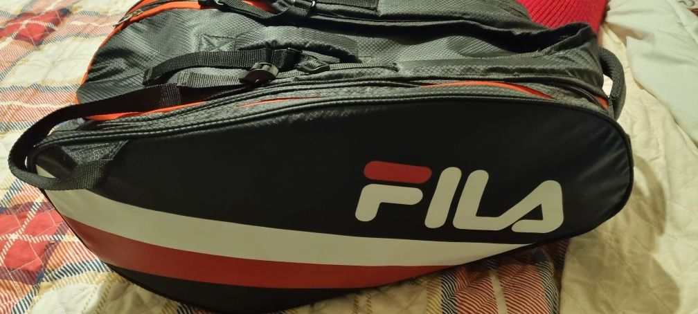 Raquete de Padel Box+ saco Fila