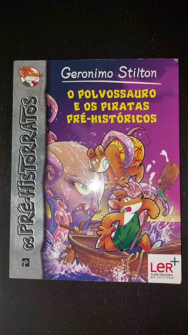 Livros Geronimo Stilton e Tea Stilton