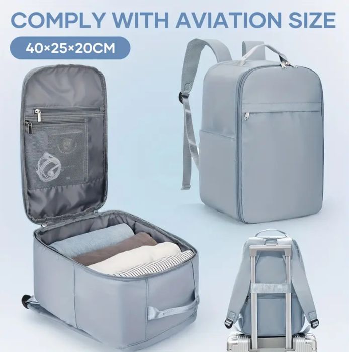 Рюкзак ручна кладь поклажа 40 25 20 см портфель сумка валіза чемодан