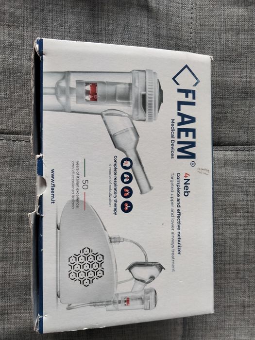 FLAEM 4NEB - Inhalator nebulizator tłokowy dla dzieci i dorosłych