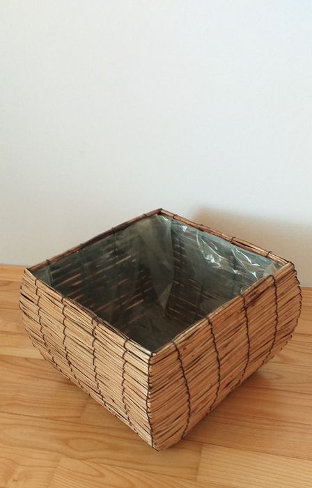 doniczka boho doniczka wiklina doniczka rattan osłonka vintage