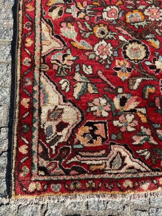 Wełniany r.tkany dywan perski Iran Hamadan 215x116 galeria 7 tys