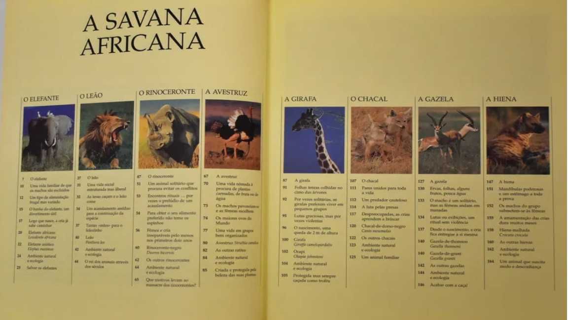 "Vida Selvagem : Animais das Savana" - Selecoes Reader's Digest